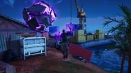 The metal ball with the Magneto Gauntlets Mythic (Image via Epic Games)